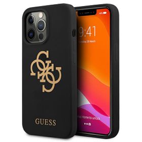 Guess GUHCP13XLS4GGBK iPhone 13 Pro Max6,7" czarny/black hard case Silicone 4G Logo