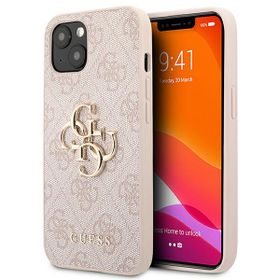 Guess GUHCP13M4GMGPI iPhone 13 / 14 / 156.1" różowy/pink hardcase 4G Big Metal Logo