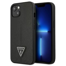 Guess GUHCP13MPSATLK iPhone 13 / 14 / 156.1" czarny/black hardcase SaffianoTriangle Logo
