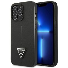 Guess GUHCP13LPSATLK iPhone 13 Pro/ 13 6,1" czarny/black hardcase SaffianoTriangle Logo