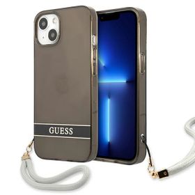 Guess GUHCP13MHTSGSK iPhone 13 / 14 / 156.1" czarny/black hardcase Translucent Stap