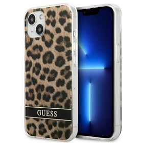 Guess GUHCP13SHSLEOW iPhone 13 mini 5,4"brązowy/brown hardcase Leopard