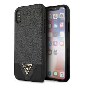 Guess GUHCPXPU4GHBK iPhone X/Xsszary/grey hardcase 4G Triangle Collection