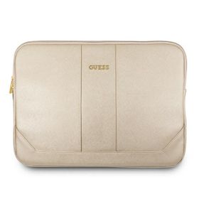 Guess Sleeve GUCS13TBE 13" beżowy/beige Saffiano