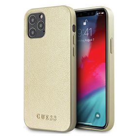Guess GUHCP12MIGLGO iPhone 12/12 Pro6,1" złoty/gold hardcase Iridescent