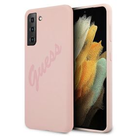 Guess GUHCS21MLSVSPI S21+ G996różowy/pink hardcase Script Vintage
