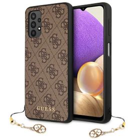 Guess GUHCA32GF4GBR A326 A32 5Gbrązowy/brown hard case 4G Charms Collection