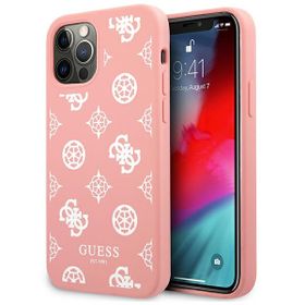 Guess GUHCP12MLSPEWPI iPhone 12/12 Pro6,1" różowy/pink hard case Peony Collection
