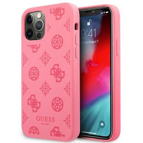 Guess GUHCP12MLSPEFU iPhone 12/12 Pro6,1" fuksja/fuchsia hard case Peony Collection