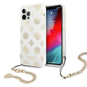 Guess GUHCP12MKSPEGO iPhone 12/12 Pro6,1" złoty/gold hardcase Peony Chain Collection