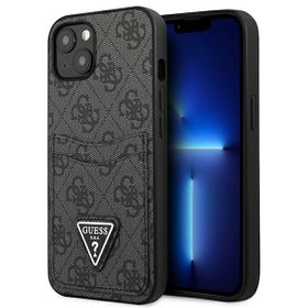 Guess GUHCP13MP4TPK iPhone 13 / 14 / 156.1" czarny/black hardcase 4G Triangle Logo Cardslot