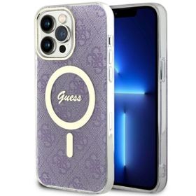 Guess GUHMP14XH4STU iPhone 14 Pro Max6.7" purpurowy/purple hardcase 4G MagSafe