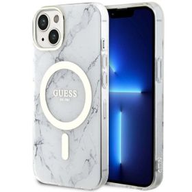 Guess GUHMP14SPCUMAH iPhone 14 / 15 / 136.1" biały/white hardcase Marble MagSafe