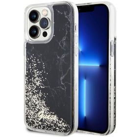 Guess GUHCP14XLCSGSGK iPhone 14 Pro Max6.7" czarny/black hardcase Liquid Glitter Marble