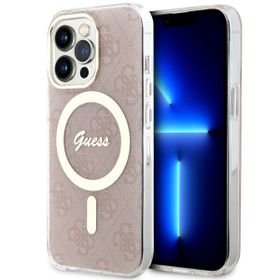 Guess GUHMP13LH4STP iPhone 13 Pro / 136.1" różowy/pink hardcase 4G MagSafe