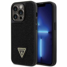 Guess GUHCP14LHDGTPK iPhone 14 Pro czarny/black hardcase Rhinestone Triangle