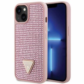 Guess GUHCP14SHDGTPP iPhone 14 / 15 / 13 6.1" różowy/pink hardcase Rhinestone Triangle