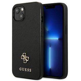 Guess GUHCP13MPS4MK iPhone 13 / 14 / 156.1" czarny/black hardcase Saffiano 4G Small Metal Logo