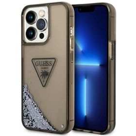 Guess GUHCP14LLFCTPK iPhone 14 Pro6,1" czarny/black hardcase Liquid Glitter Palm Collection