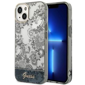 Guess GUHCP14SHGPLHG iPhone 14 / 15 / 13 6.1" szary/grey hardcase Porcelain Collection