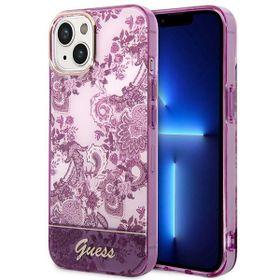 Guess GUHCP14SHGPLHF iPhone 14 / 15 / 136.1" fuksja/fuschia hardcase Porcelain Collection