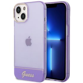 Guess GUHCP14SHGCOU iPhone 14 / 15 / 13 6.1" fioletowy/purple hardcase Translucent
