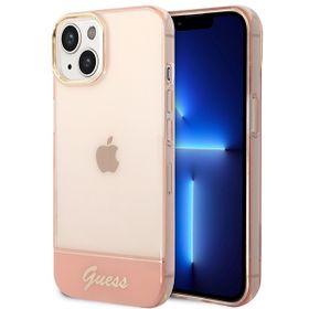 Guess GUHCP14SHGCOP iPhone 14 / 15 / 13 6.1" różowy/pink hardcase Translucent