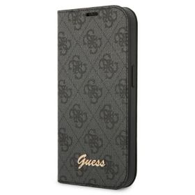 Guess GUBKP14SHG4SHK iPhone 14 / 15 / 136.1" czarny/black book 4G Vintage Gold Logo