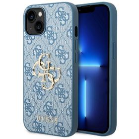 Guess GUHCP14M4GMGBL iPhone 14 Plus/ 15 Plus 6.7" niebieski/blue hardcase 4G Big Metal Logo