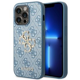 Guess GUHCP14L4GMGBL iPhone 14 Pro6,1" niebieski/blue hardcase 4G Big Metal Logo