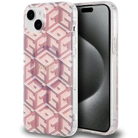 Guess GUHMP15MHGCUSTGP iPhone 15 Plus / 14 Plus 6.7" różowy/pink hardcase IML GCube MagSafe
