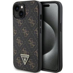 Guess GUHCP15SPG4GPK iPhone 15 / 14 / 136.1" czarny/black hardcase 4G Triangle Metal Logo