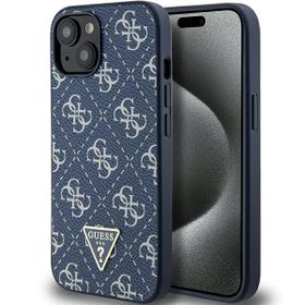 Guess GUHCP15SPG4GPB iPhone 15 / 14 / 136.1" niebieski/blue hardcase 4G Triangle Metal Logo