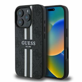 Guess GUHMP16XP4RPSK iPhone 16 Pro Max 6.9" czarny/black hardcase 4G Printed Stripes MagSafe
