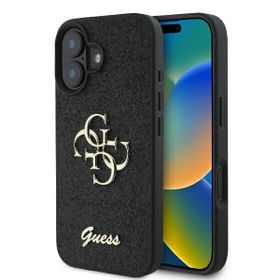 Guess GUHCP16MHG4SGK iPhone 16 Plus 6.7" czarny/black hardcase Fixed Glitter Big 4G