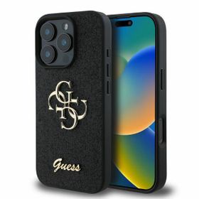 Guess GUHCP16LHG4SGK iPhone 16 Pro czarny/black hardcase Fixed Glitter Big 4G