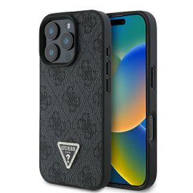 Guess GUHCP16XP4TDPK iPhone 16 Pro Max6.9" czarny/black hardcase Leather 4G Triangle Strass