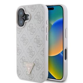 Guess GUHCP16SP4TDPP iPhone 166.1" różowy/pink hardcase Leather 4G Triangle Strass