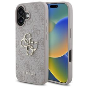 Guess GUHCP16S4GMGPI iPhone 16 6.1" różowy/pink hardcase 4G Big Logo