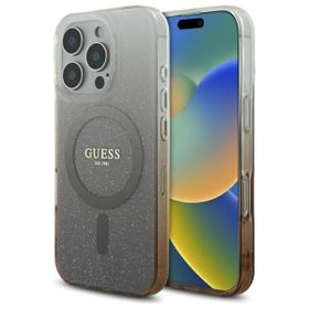 Guess GUHMP16XHGRCELW iPhone 16 Pro Max 6.9" brązowy/brown hardcase IML Glitter Gradient MagSafe