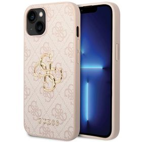 Guess GUHCP15M4GMGPI iPhone 15 Plus / 14 Plus 6.7" różowy/pink hardcase 4G Big Metal Logo