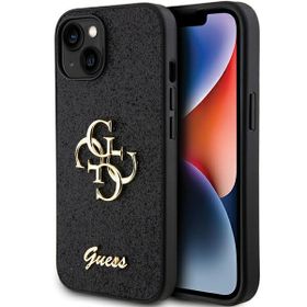 Guess GUHCP15MHG4SGK iPhone 15 Plus / 14 Plus 6.7" czarny/black hardcase Glitter Script Big 4G