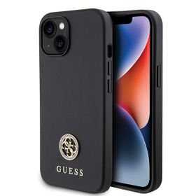 Guess GUHCP15SPS4DGPK iPhone 15 / 14 / 13 6.1" czarny/black hardcase Strass Metal Logo