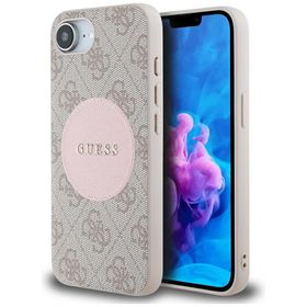 Etui Guess 4G Circle Classic Logo        MagSafe do iPhone 16e / 17e różowo