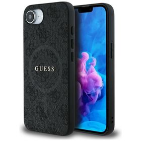 Etui Guess 4G Ring Classic Logo MagSafe  do iPhone 16e / 17e czarny