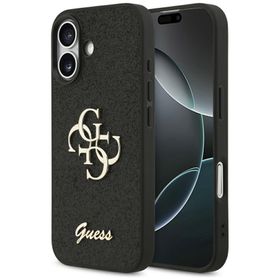 Etui Guess Fixed Glitter Big 4G do       iPhone 17 czarny