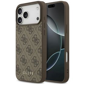 Etui Guess 4G Classic do iPhone 17 ProMax brązowy