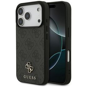 Etui Guess 4G Small Classic Logo MagSafe do iPhone 17 Pro czarny