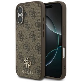 Etui Guess 4G Small Classic Logo MagSafe do iPhone 17 brązowy