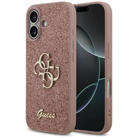 Etui Guess Fixed Glitter Big 4G do       iPhone 17 różowy